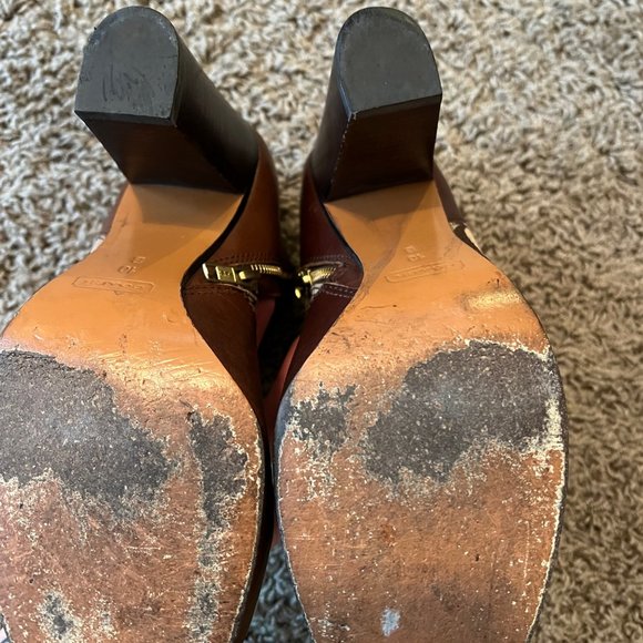 Brown Coach Booties - Picture 8 of 8